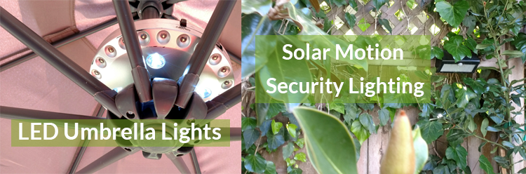 LED and Solar Lights can save a ton of energy!