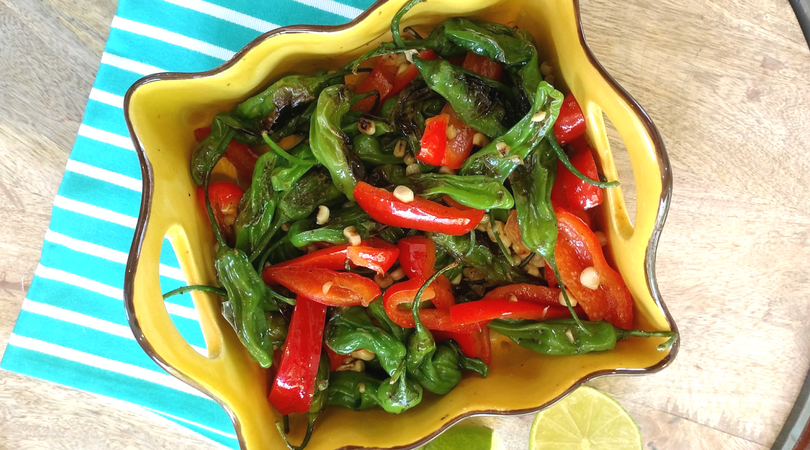 Spicy Grilled & Chilled Pepper Salad