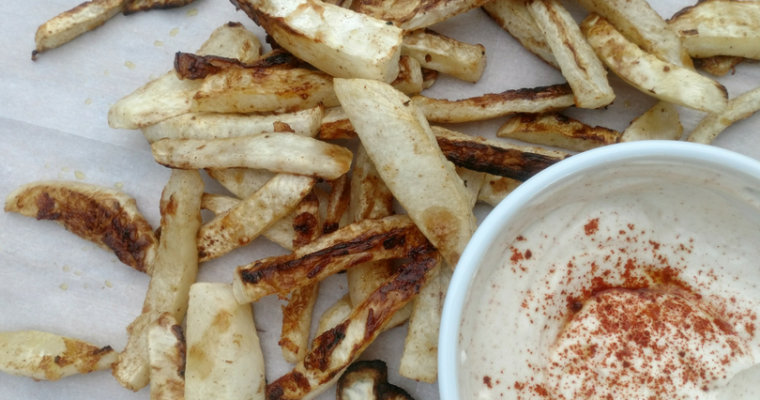 Baked Spicy Turnip Fries