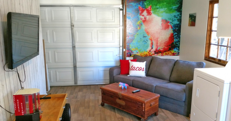 Garage Conversion to Game Room