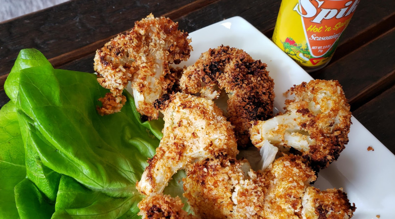 Spicy Crunchy Cauliflower in the Air Fryer