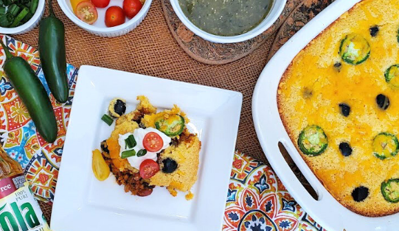 Heart Healthy Vegetarian Tamale Pie