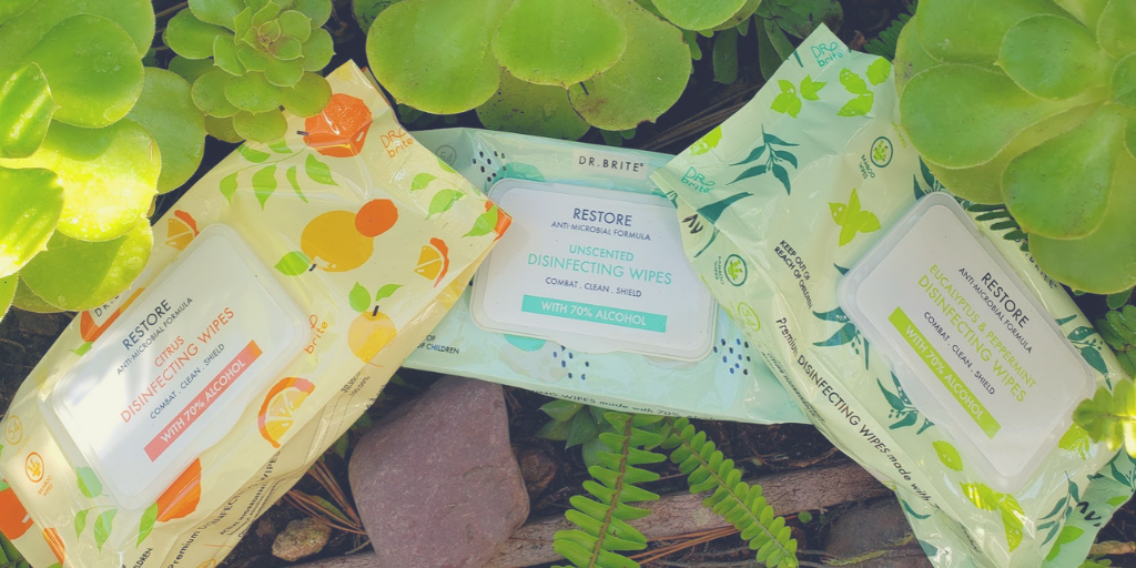 Dr. Brite Non-Toxic Natural Wipes with Isopropyl Alcohol