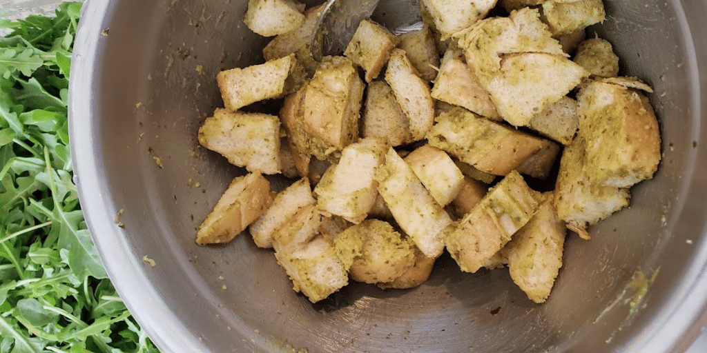barilla pesto croutons