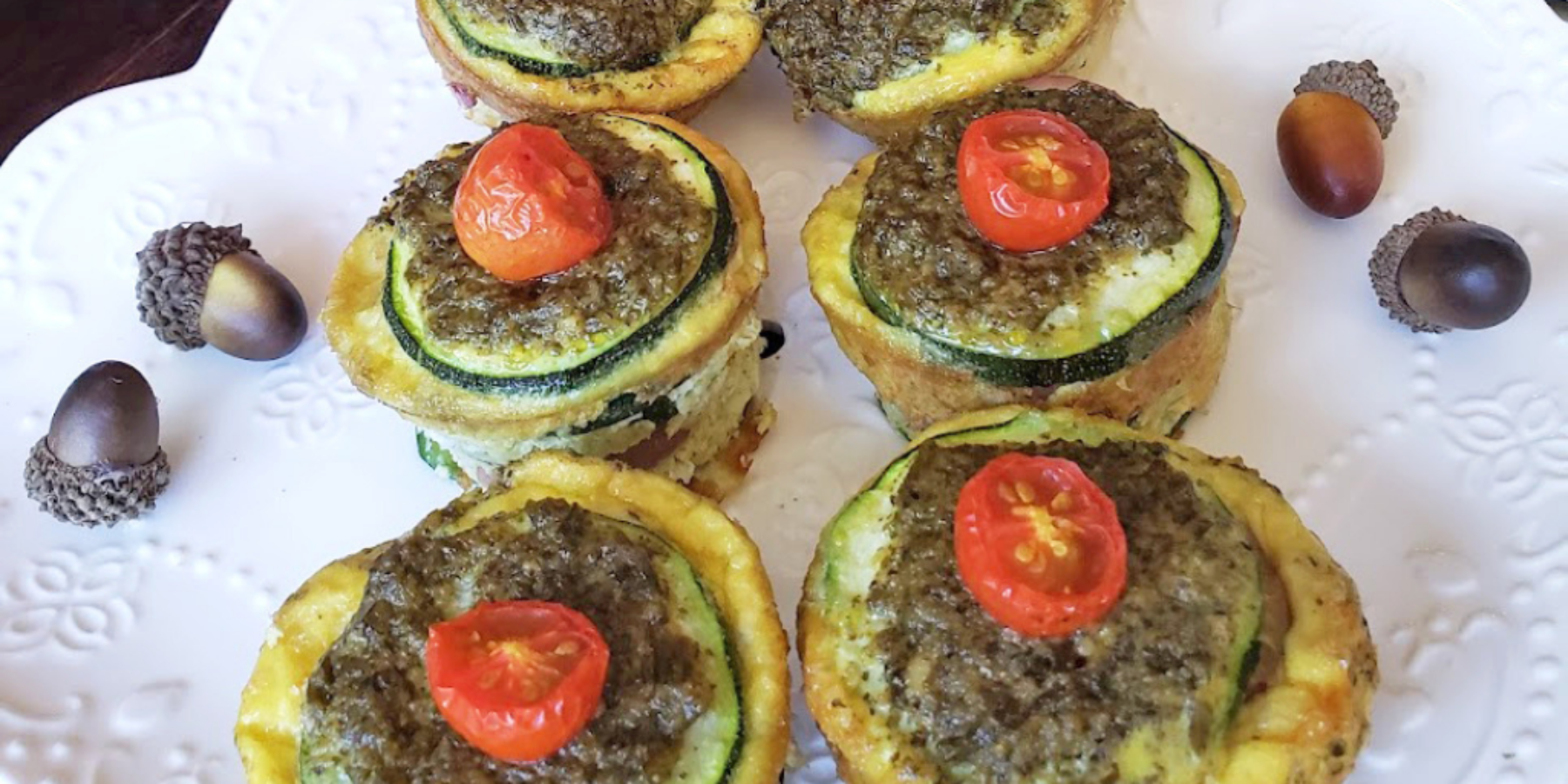 Pesto Zucchini Potato Egg Bites with Foraged & Found BoredMom