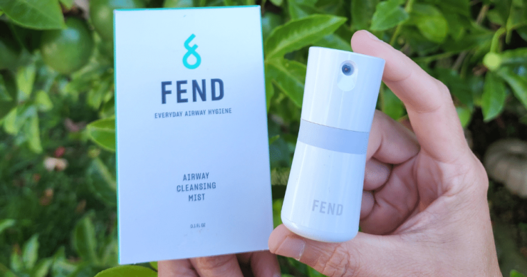 Cleansing the Air I breathe with the portable FEND Device