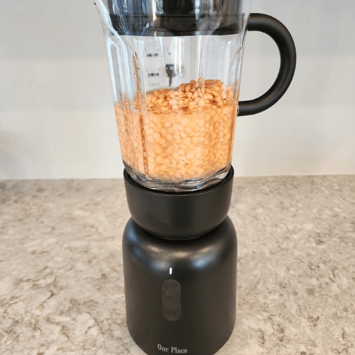 soak lentils inside the splendor lentils to save time