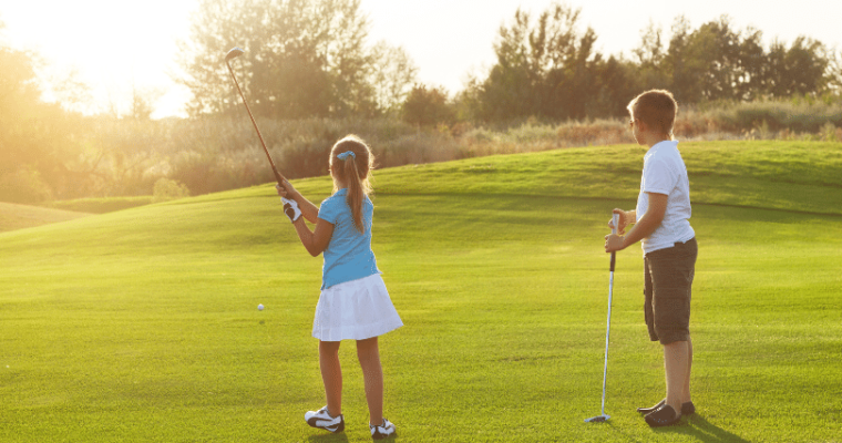golfing with kids