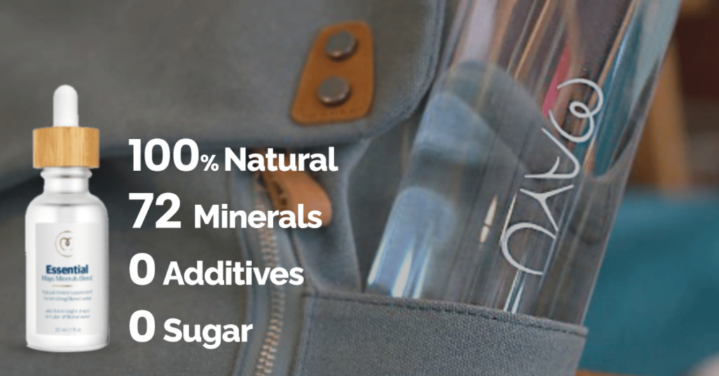 Add minerals back to Mayu Water swirl if desired