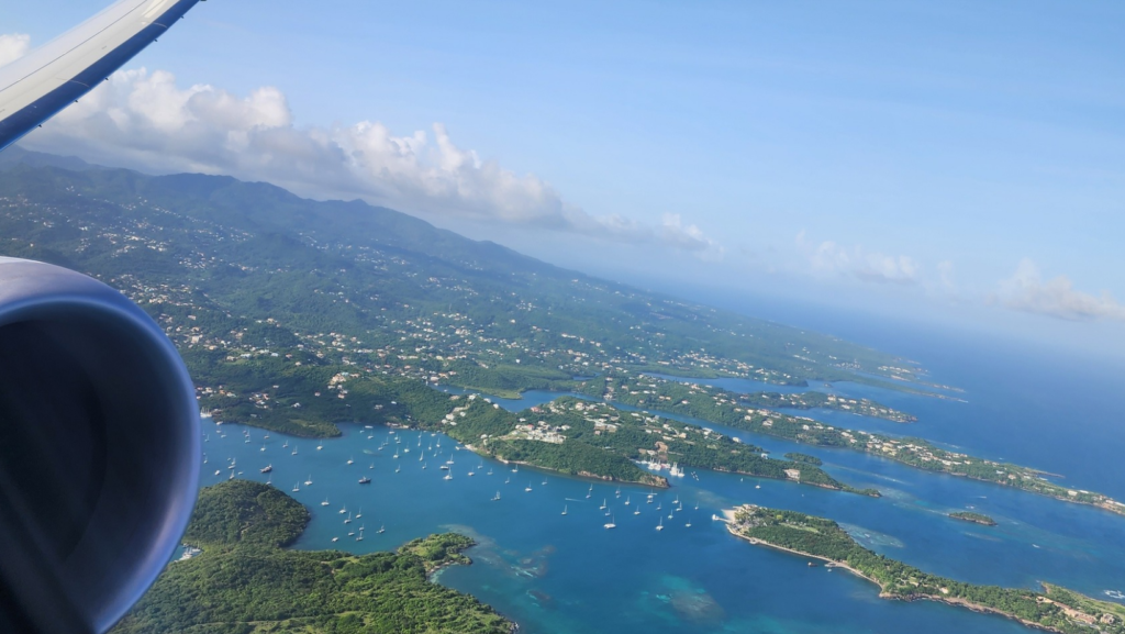 Landing in Grenada