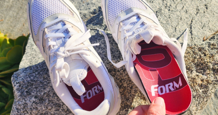 FORM Insoles in running shoes