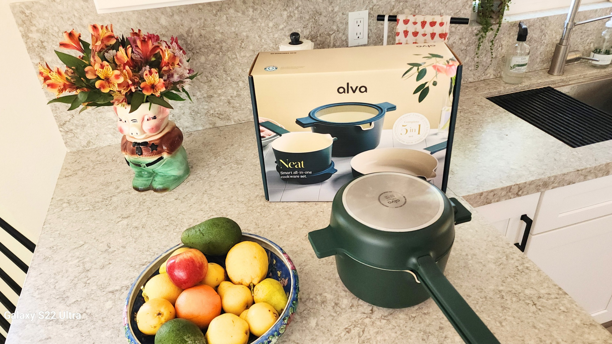 Space-Saving & Non-Toxic Cooking: Alva Neat Best Green Ceramic Nesting Cookware