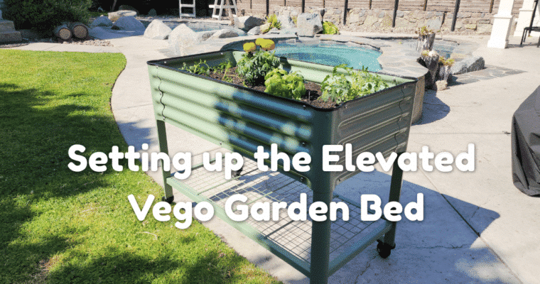 vego garden elevated garden bed on wheels