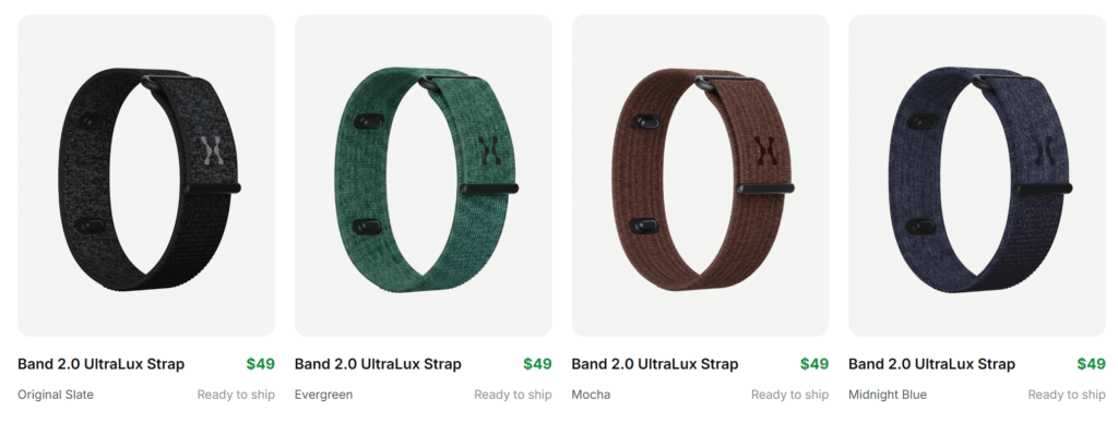 new hume band 2.0 band options