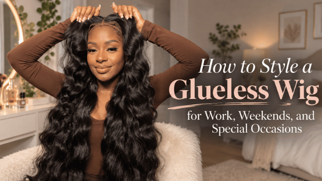 How to Style a Glueless Wig for Work, Weekends, and Special Occasions