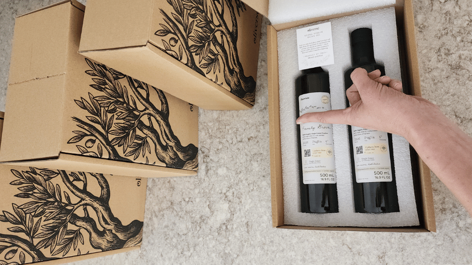 Oliverse Olive OIl Shipment that I received