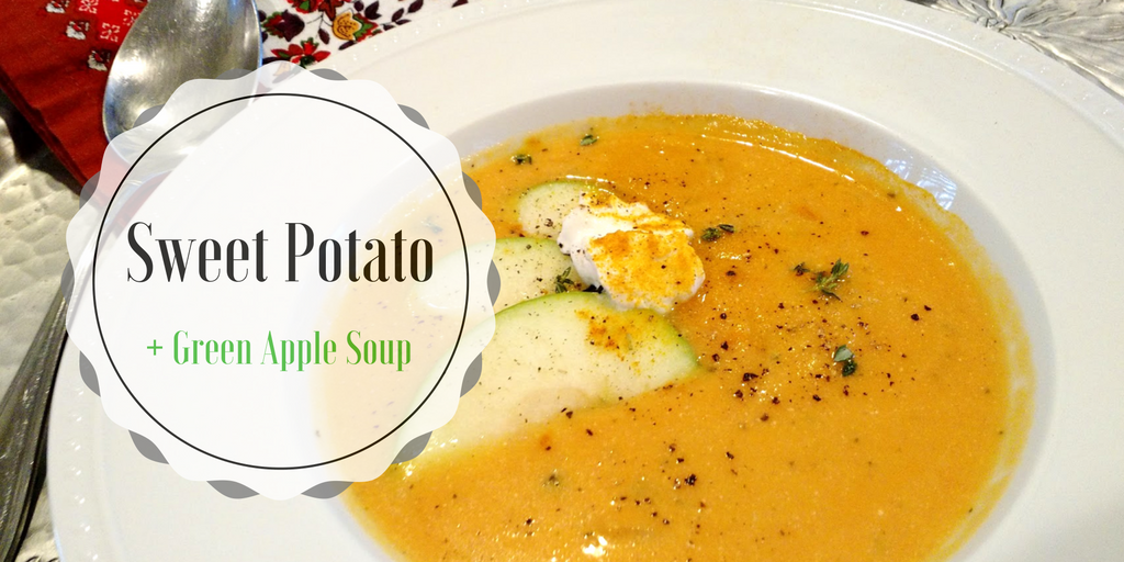 Sweet Potato + Green Apple Soup - BoredMom